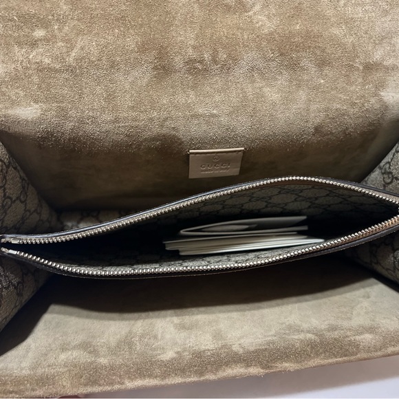This is authentic Gucci GG Supreme Monogram small Dionysus shoulder bag. - Picture 7 of 12